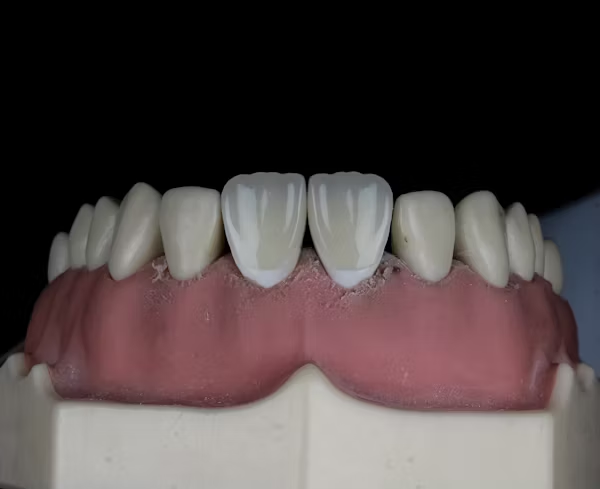 a digital model of the lower teeth